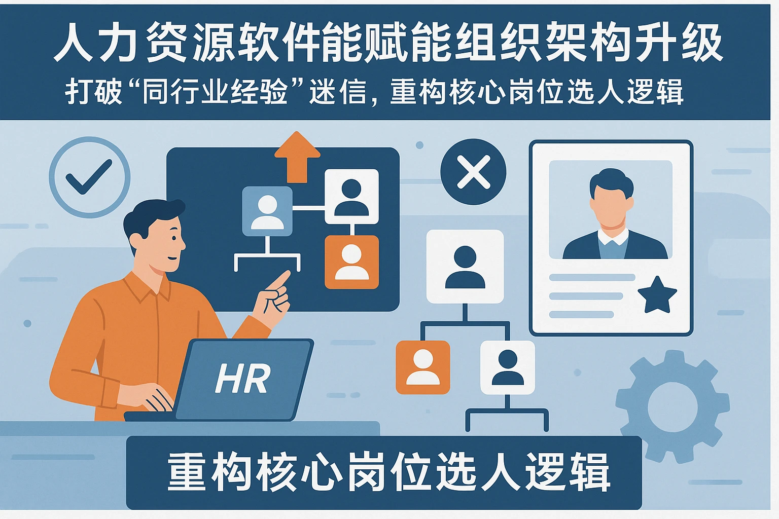人力资源软件赋能组织架构升级：打破“同行业经验”迷信，重构核心岗位选人逻辑