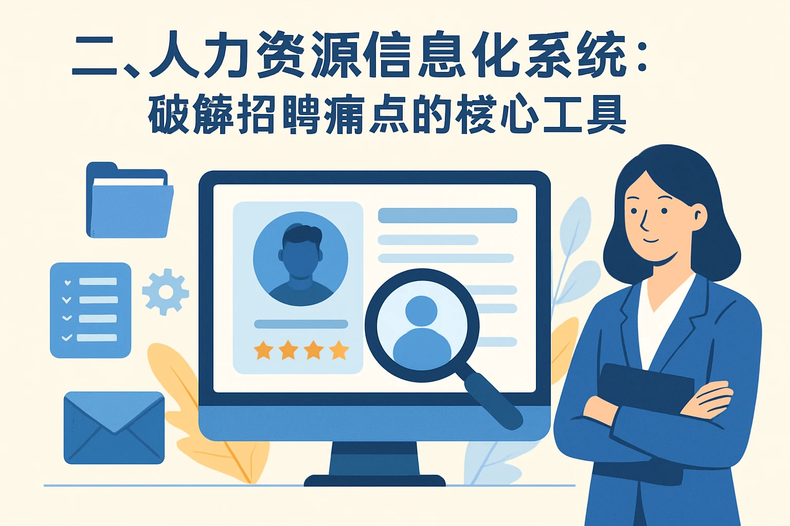 二、人力资源信息化系统：破解招聘痛点的核心工具