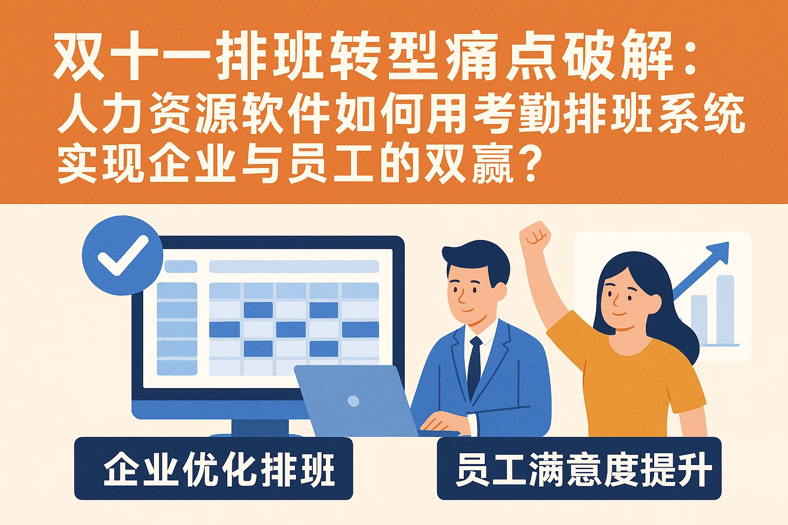 双十一排班转型痛点破解：人力资源软件如何用考勤排班系统实现企业与员工的双赢？
