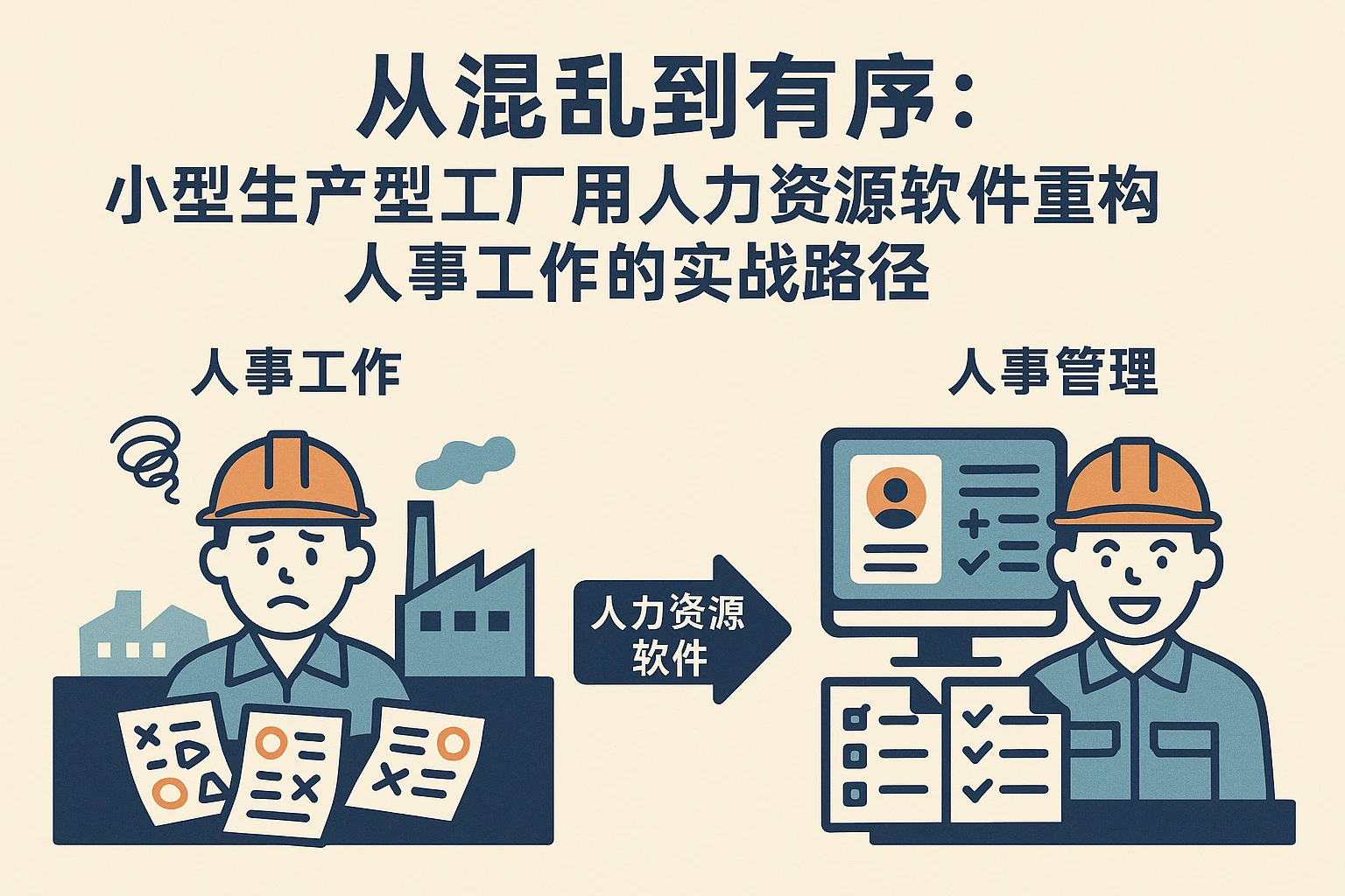 从混乱到有序：小型生产型工厂用人力资源软件重构人事工作的实战路径