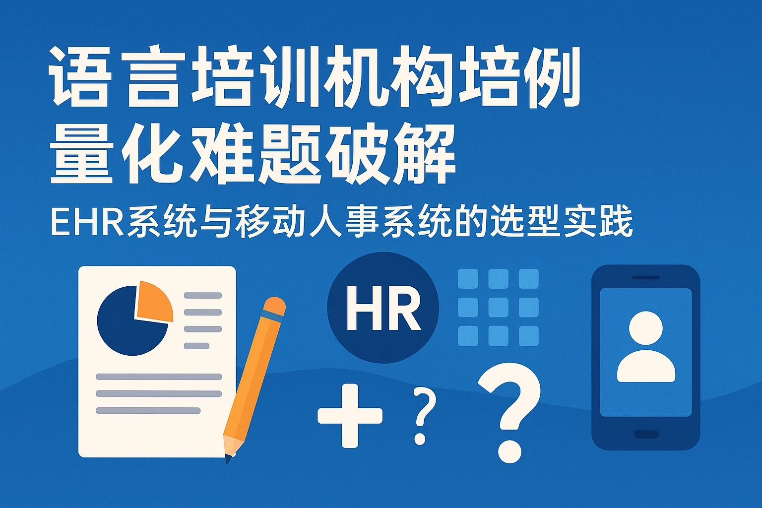 语言培训机构培训量化难题破解：ehr系统与移动人事系统的选型实践
