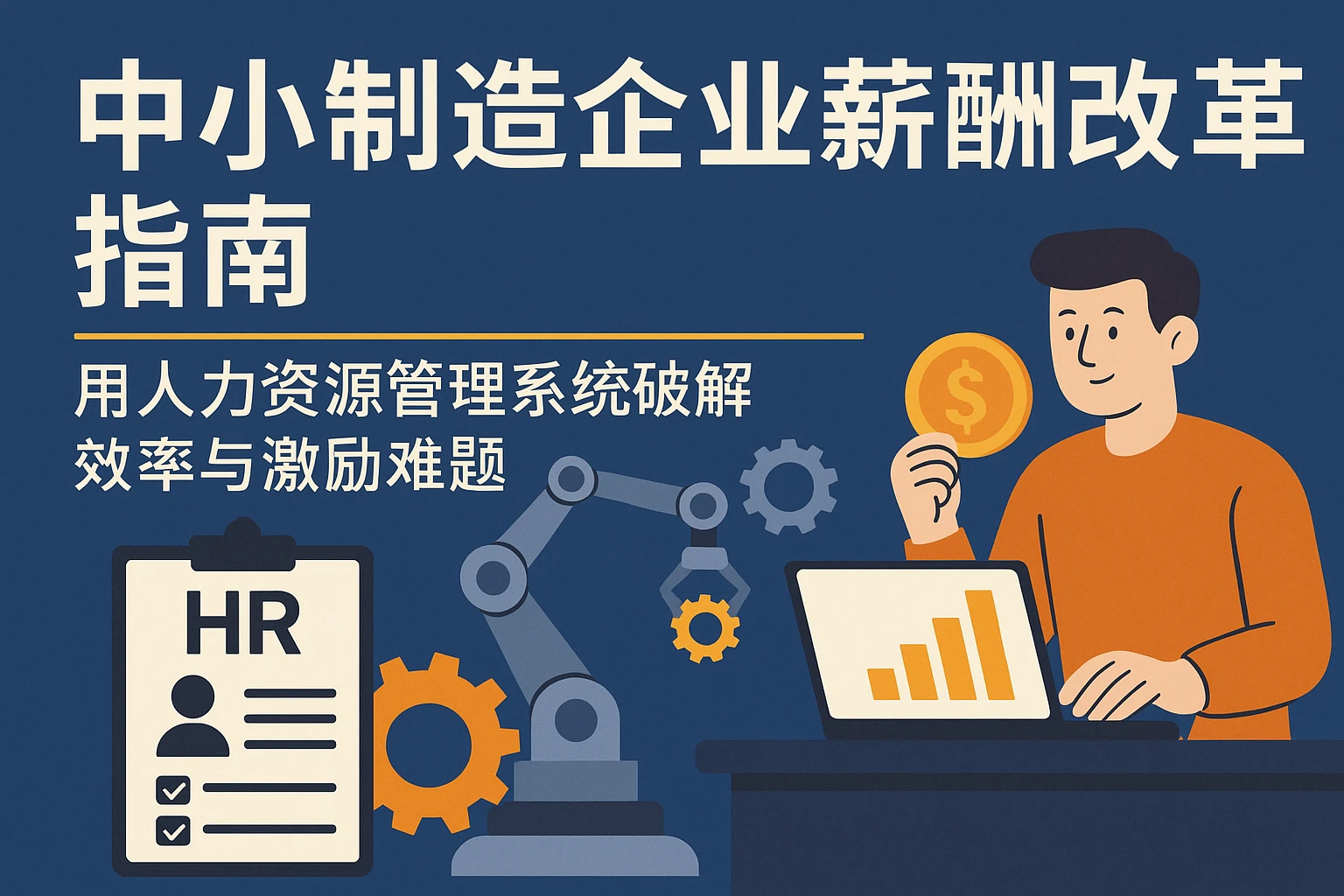 中小制造企业薪酬改革指南：用人力资源管理系统破解效率与激励难题
