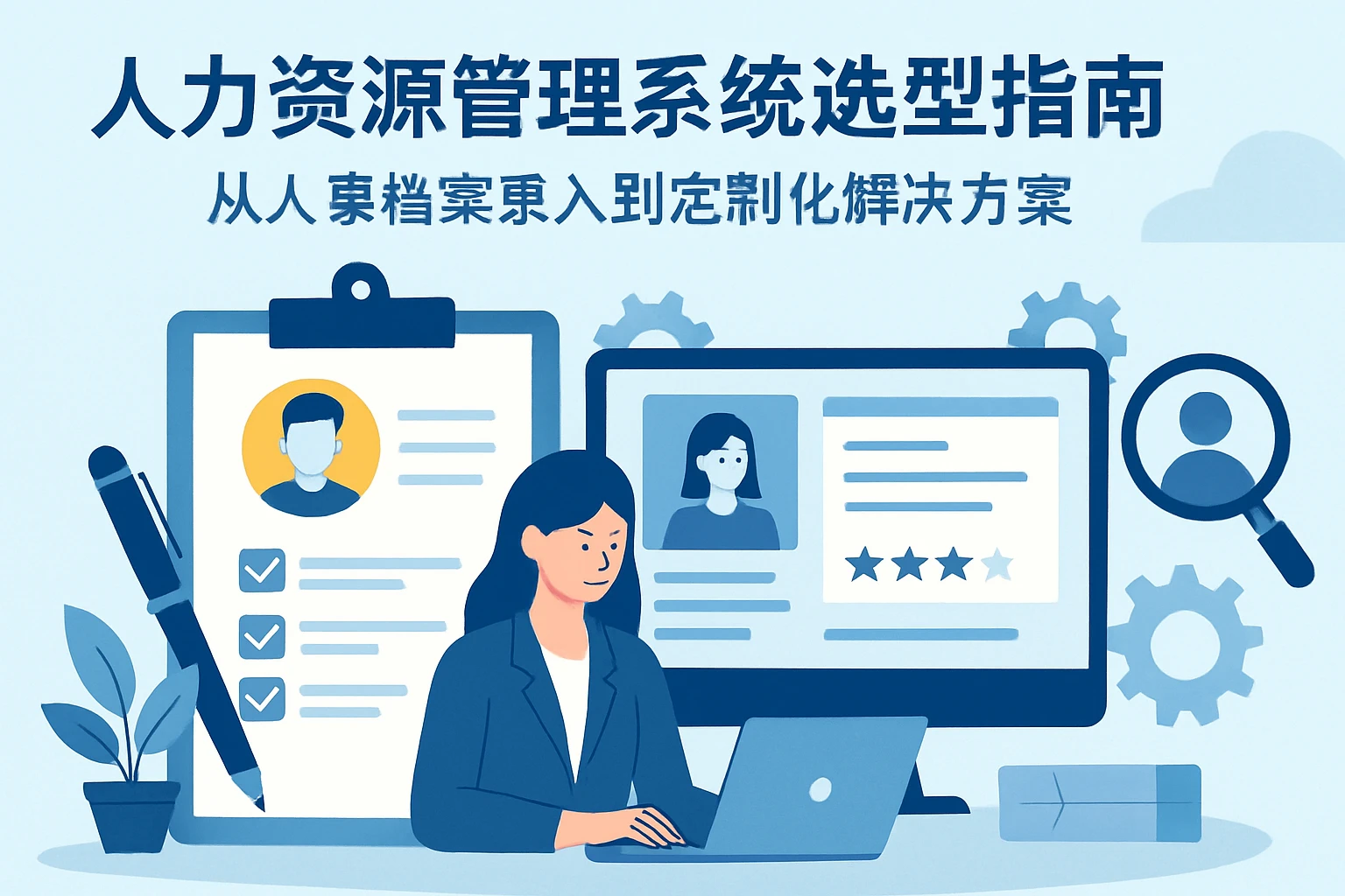 人力资源管理系统选型指南：从人事档案录入到定制化解决方案