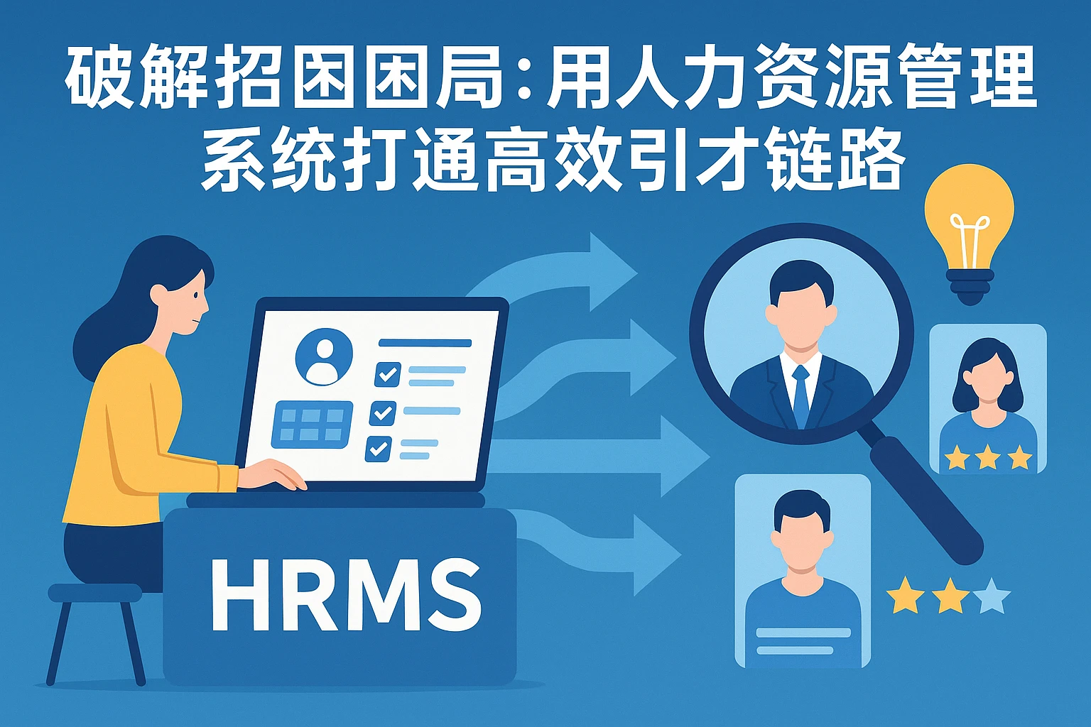 破解招聘困局：用人力资源管理系统打通高效引才链路