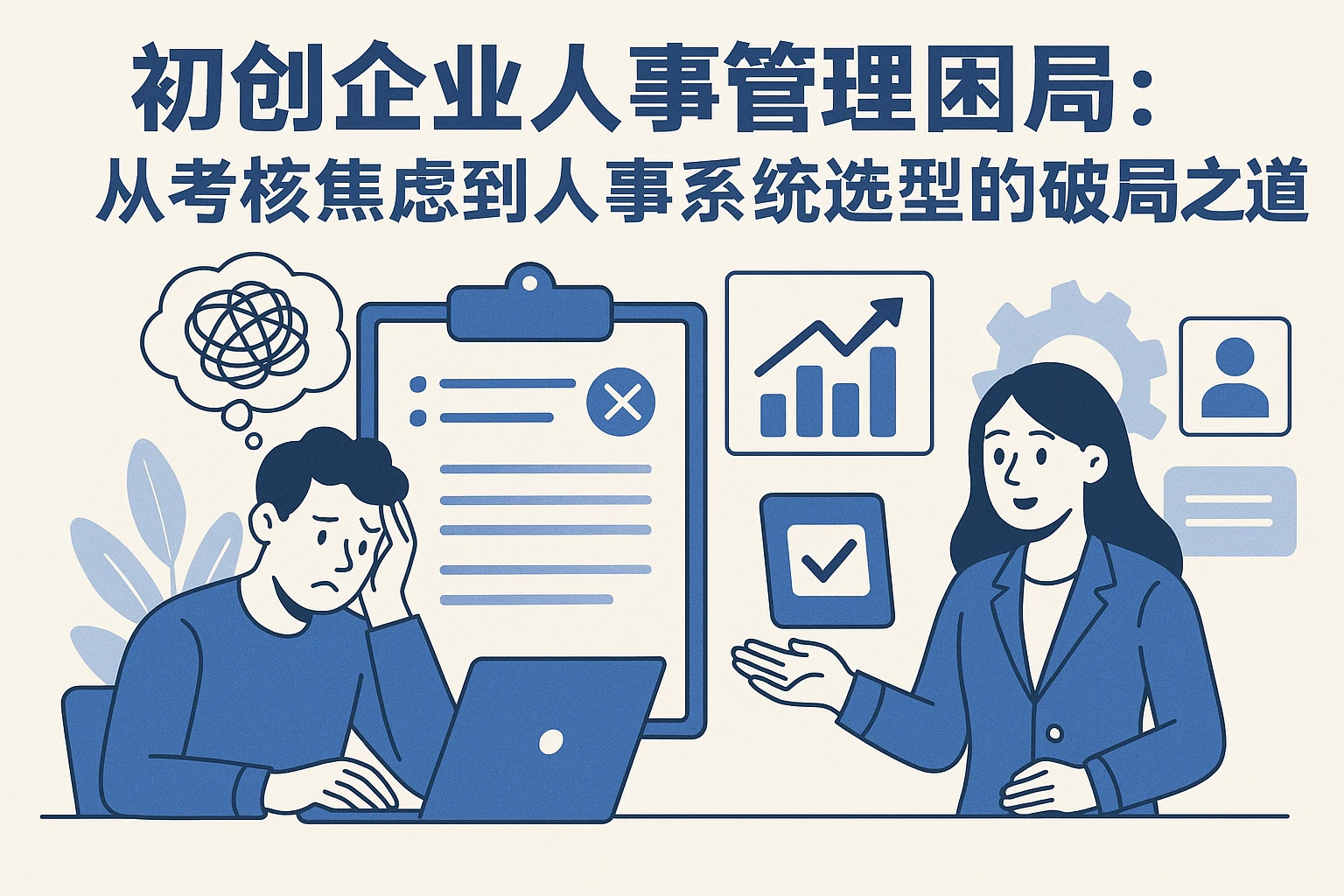 初创企业人事管理困局：从考核焦虑到人事系统选型的破局之道