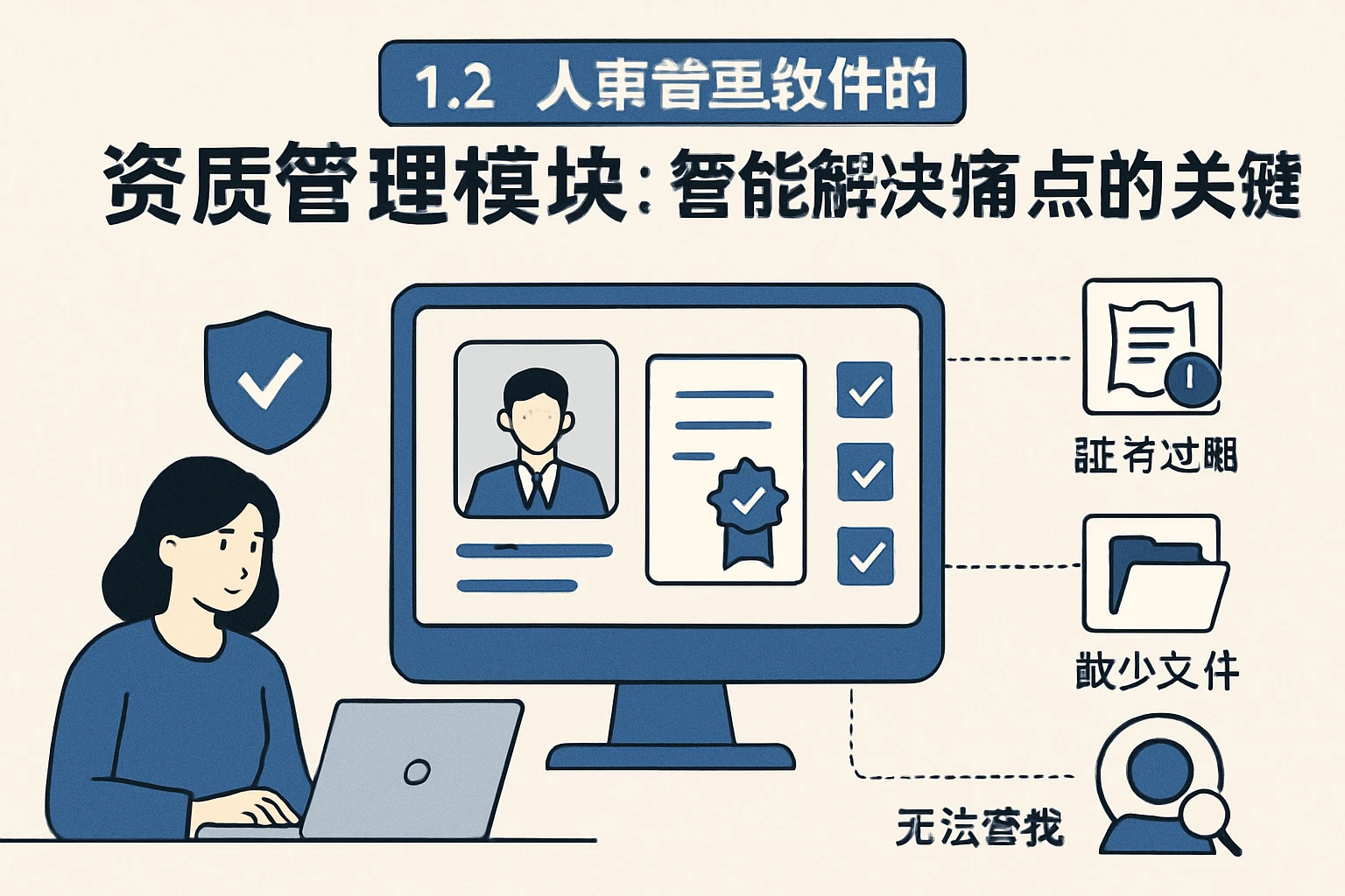 1.2 人事管理软件的资质管理模块：智能解决痛点的关键