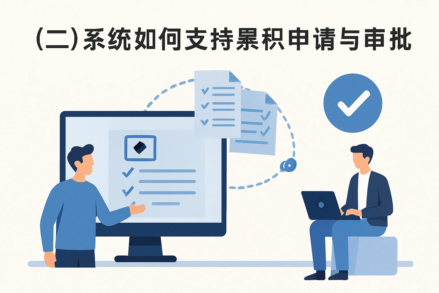 （二）系统如何支持累积申请与审批