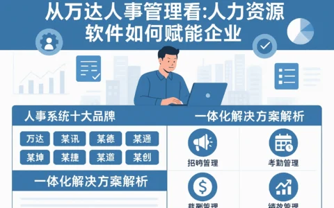 从万达人事管理看：人力资源软件如何赋能企业，人事系统十大品牌及一体化解决方案解析