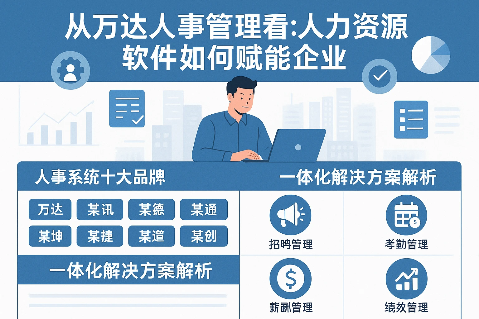 从万达人事管理看：人力资源软件如何赋能企业，人事系统十大品牌及一体化解决方案解析