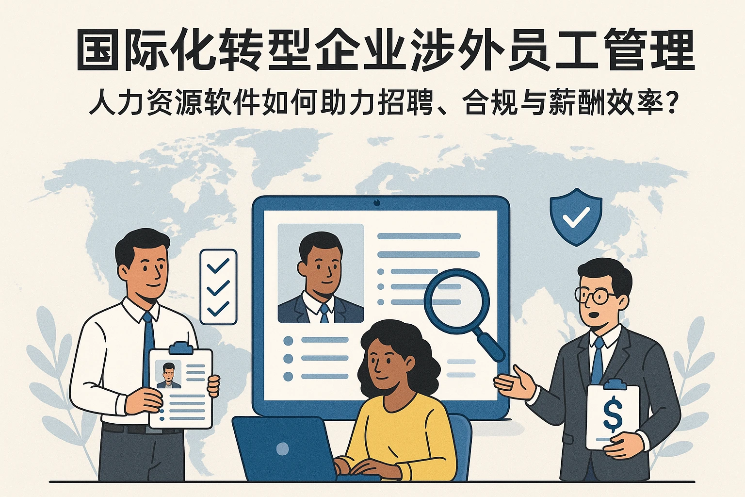 国际化转型企业涉外员工管理：人力资源软件如何助力招聘、合规与薪酬效率？
