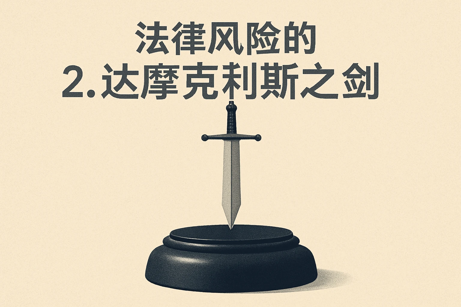 2. 法律风险的“达摩克利斯之剑”