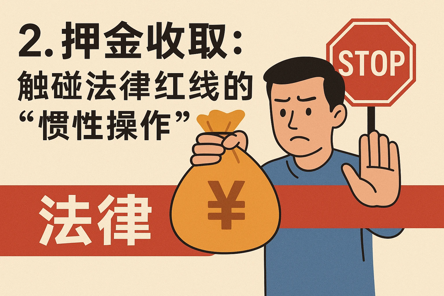 2. 押金收取：触碰法律红线的“惯性操作”