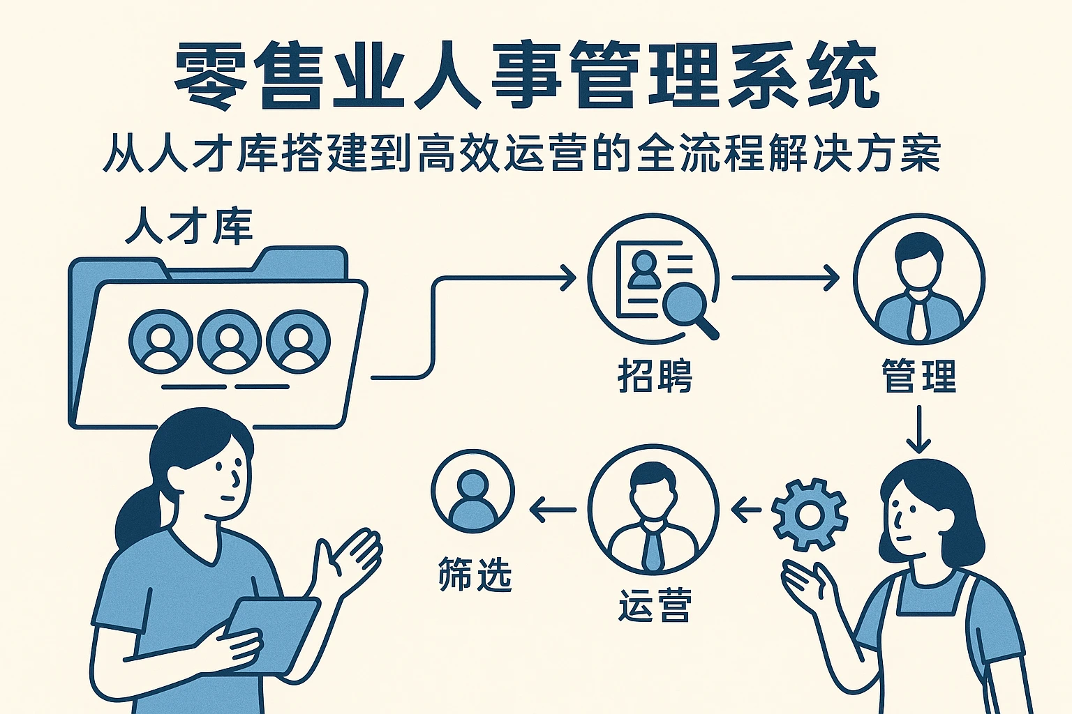 零售业人事管理系统：从人才库搭建到高效运营的全流程解决方案