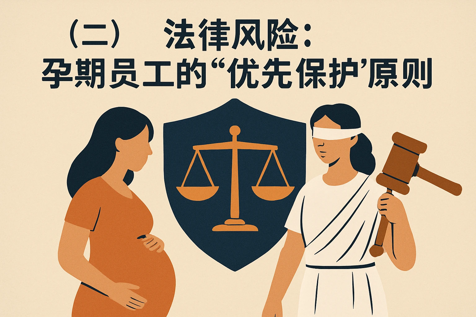 （二）法律风险：孕期员工的“优先保护”原则