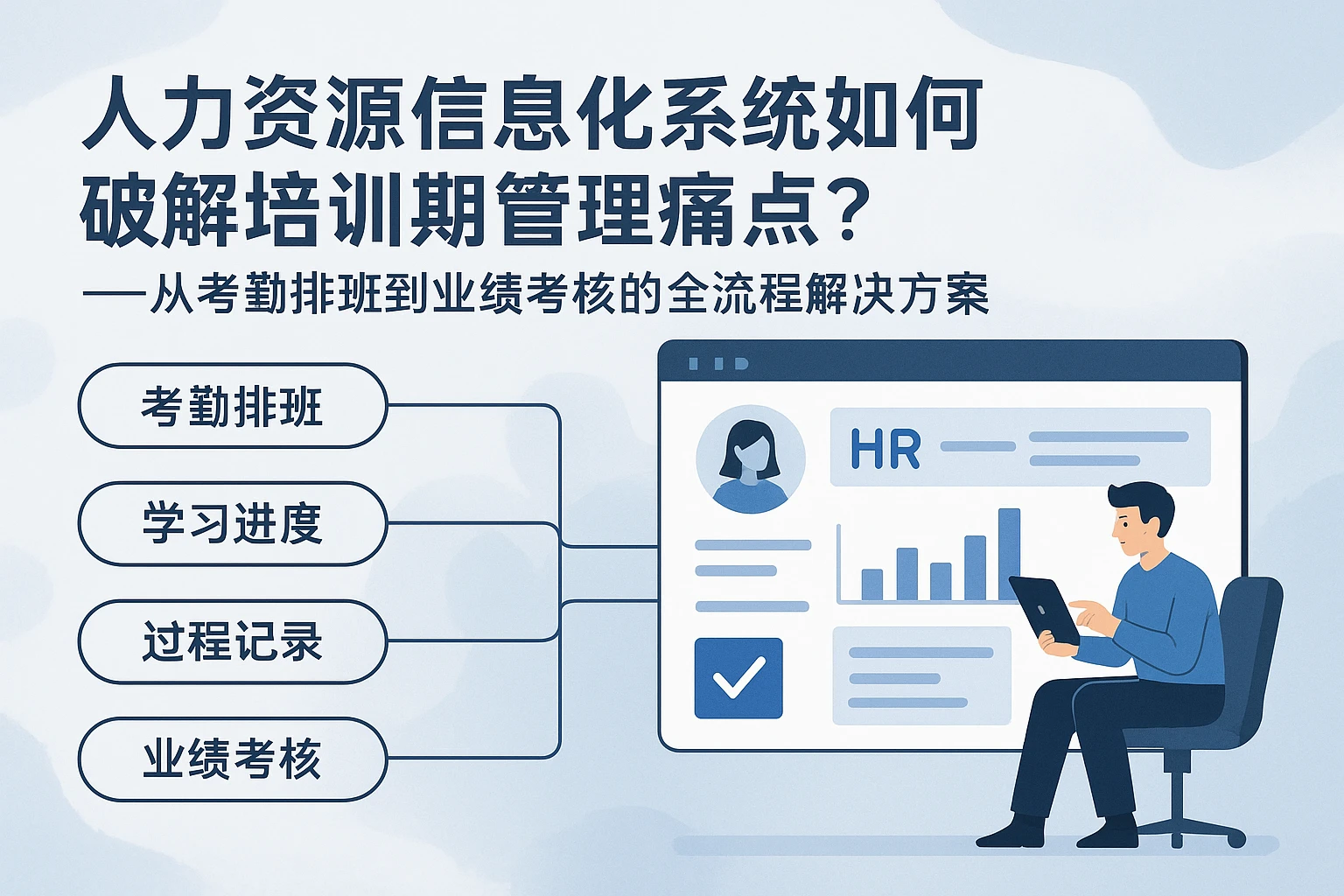 人力资源信息化系统如何破解培训期管理痛点？——从考勤排班到业绩考核的全流程解决方案