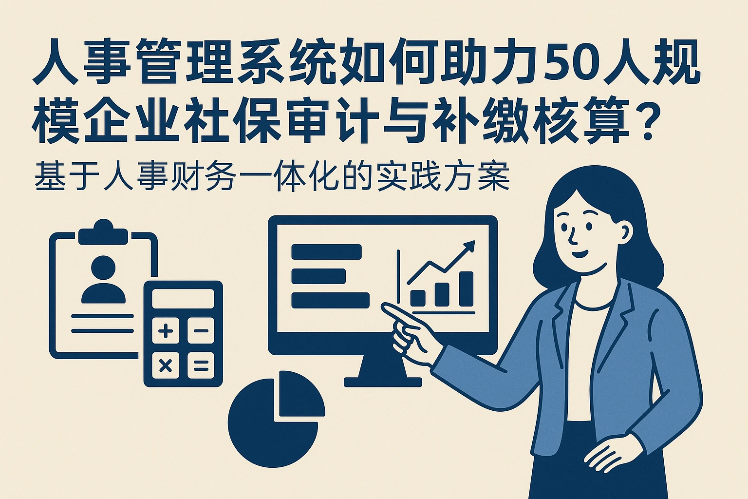 人事管理系统如何助力50人规模企业社保审计与补缴核算？——基于人事财务一体化的实践方案