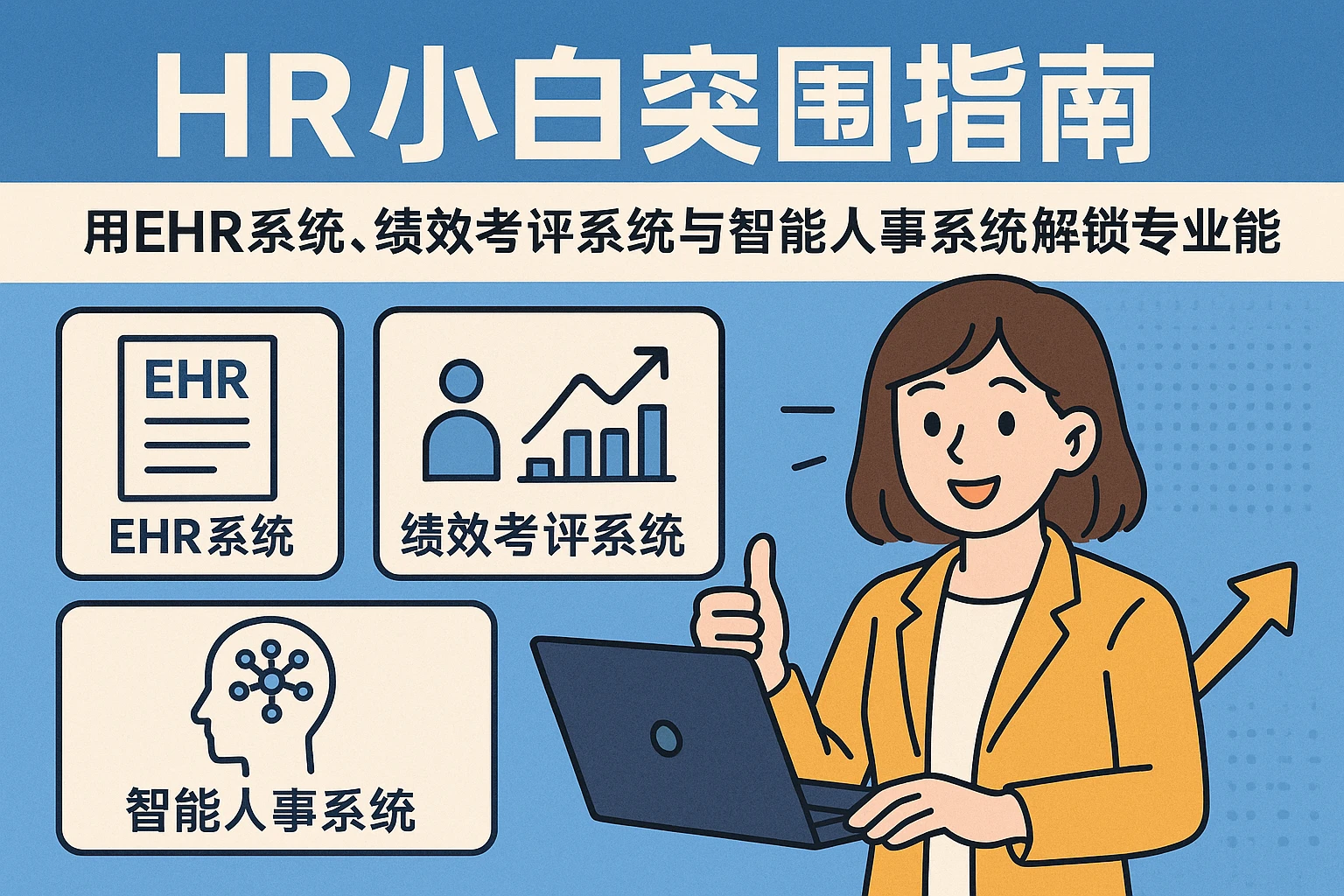 HR小白突围指南：用EHR系统、绩效考评系统与智能人事系统解锁专业能力升级