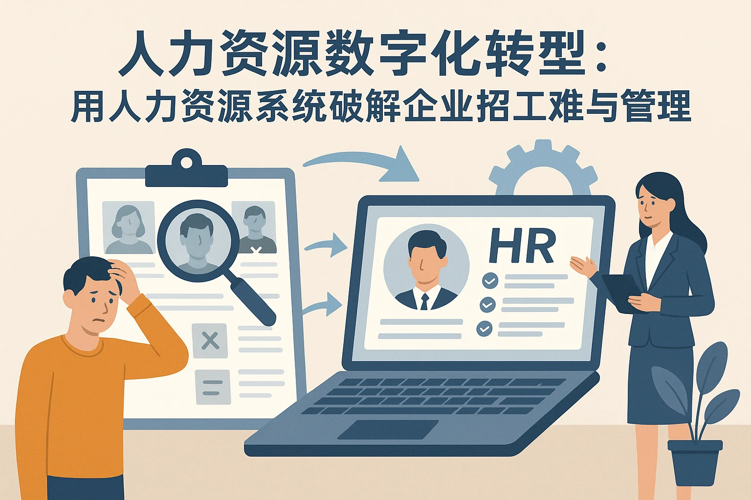 人力资源数字化转型：用人力资源系统破解企业招工难与管理痛点