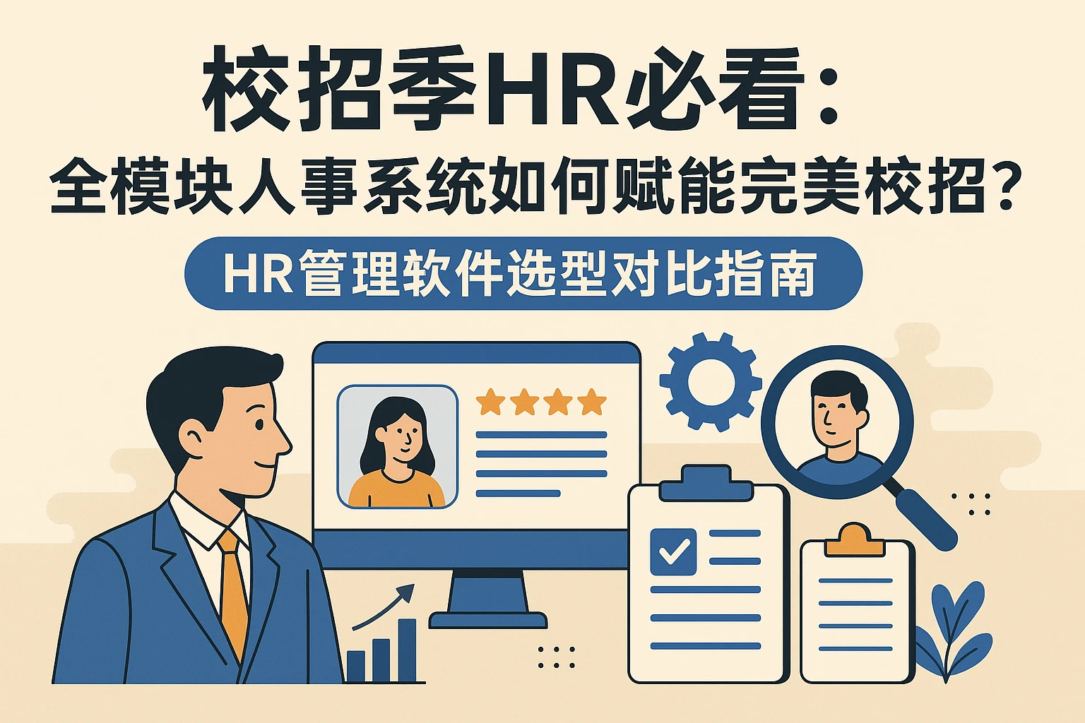 校招季HR必看：全模块人事系统如何赋能完美校招？HR管理软件选型对比指南