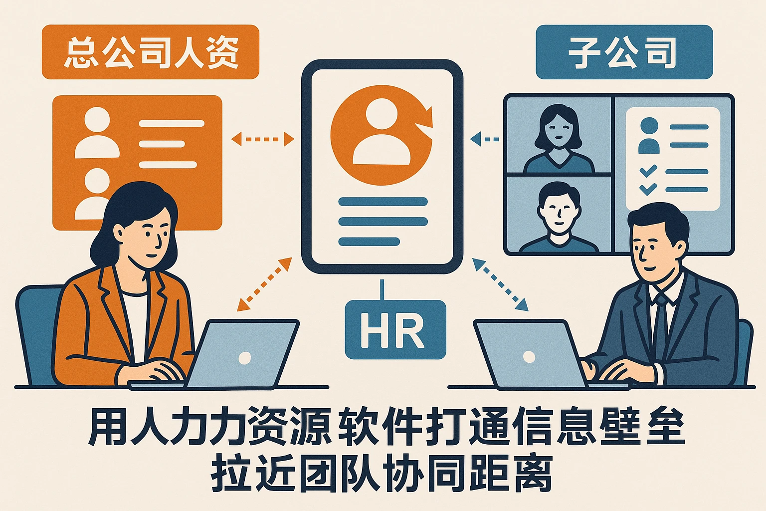 总公司人资下沉子公司：用人力资源软件打通信息壁垒，拉近团队协同距离