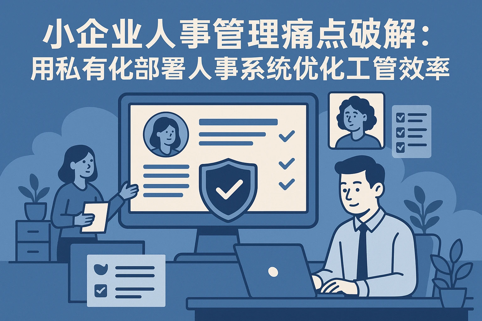 小企业人事管理痛点破解：用私有化部署人事系统优化员工管理效率