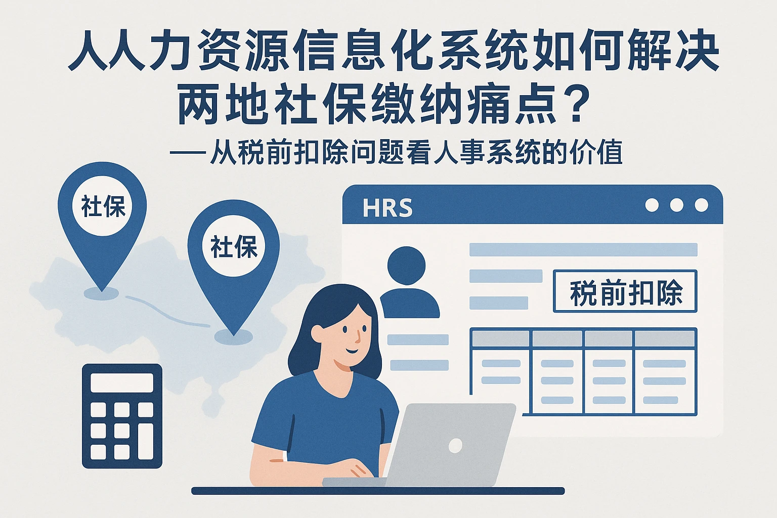 人力资源信息化系统如何解决两地社保缴纳痛点？——从税前扣除问题看人事系统的价值