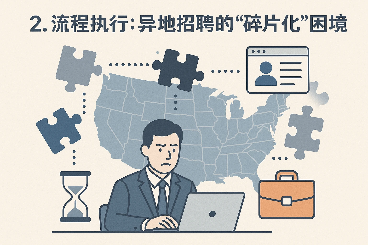 2. 流程执行：异地招聘的“碎片化”困境