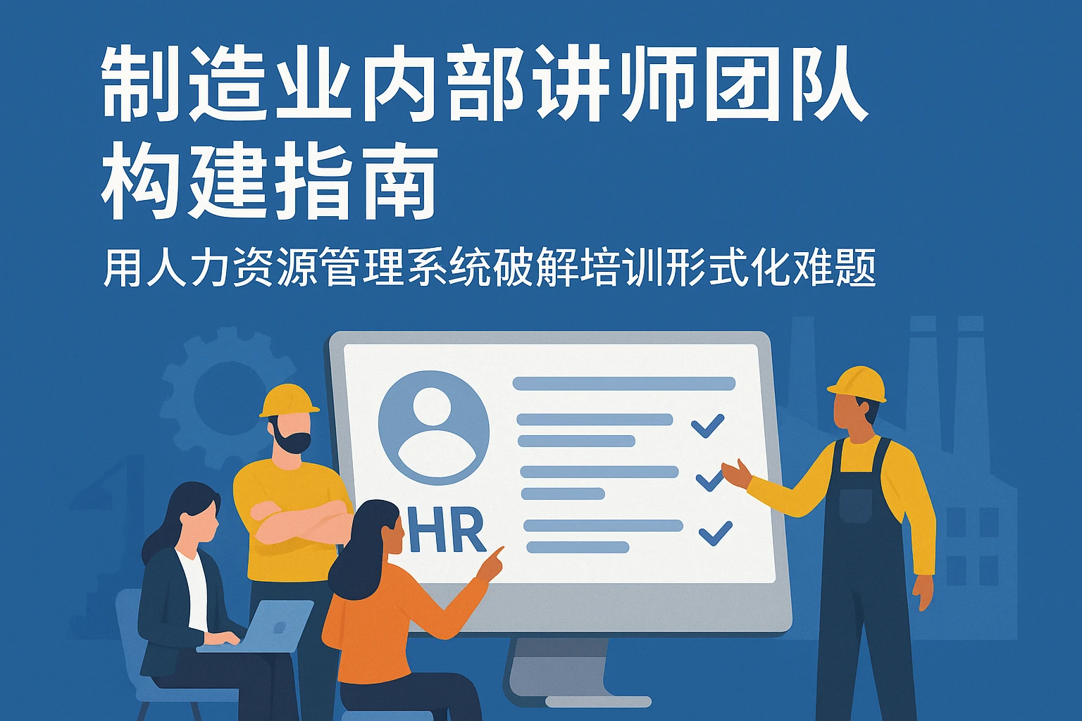 制造业内部讲师团队构建指南：用人力资源管理系统破解培训形式化难题