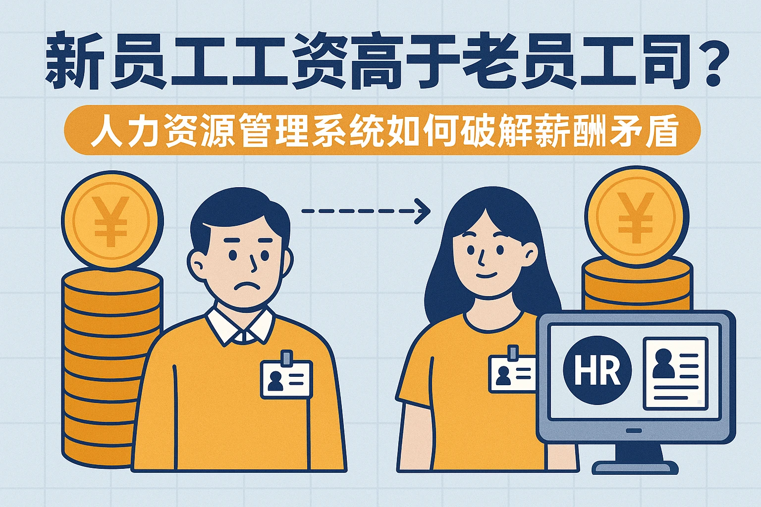 新员工工资高于老员工合理吗？人力资源管理系统如何破解薪酬矛盾