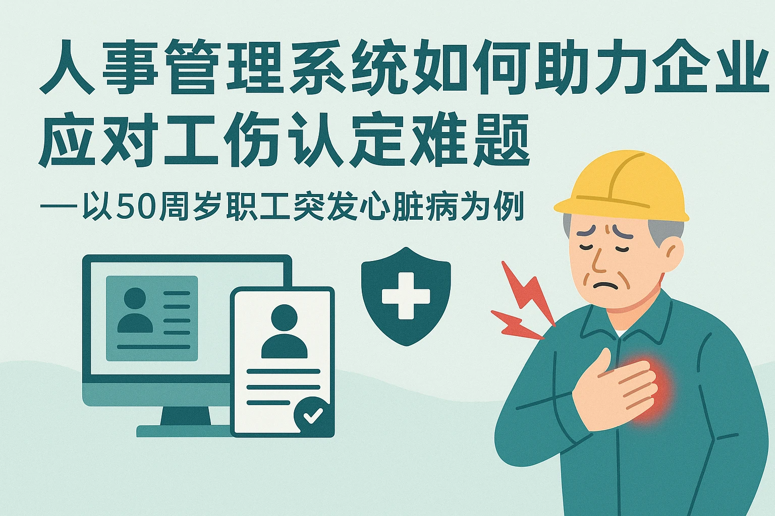 人事管理系统如何助力企业应对工伤认定难题——以50周岁职工突发心脏病为例