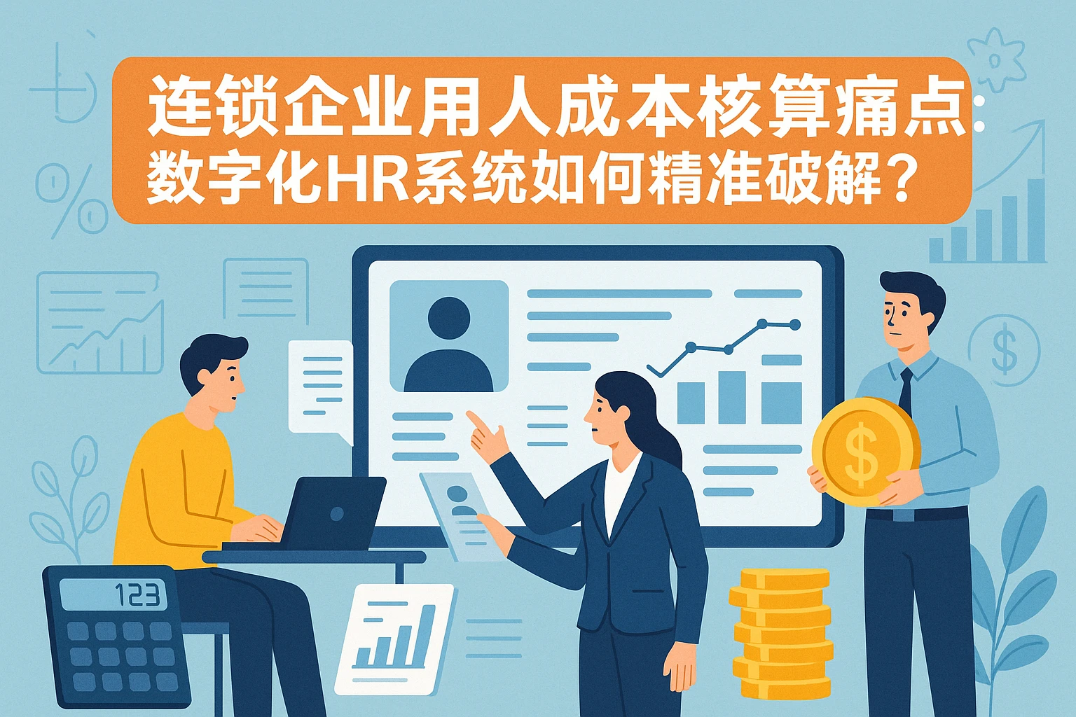 连锁企业用人成本核算痛点：数字化HR系统如何精准破解？