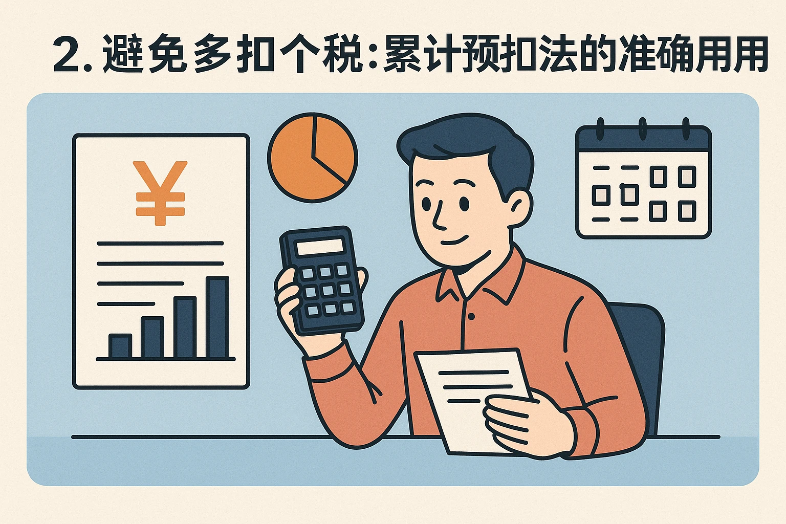 2. 避免多扣个税：累计预扣法的准确应用