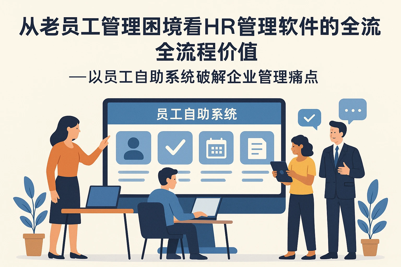 从老员工管理困境看HR管理软件的全流程价值——以员工自助系统破解企业管理痛点