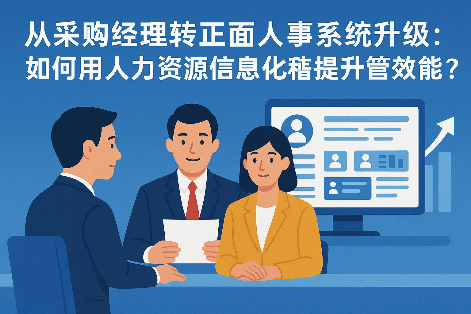 从采购经理转正面谈看人事系统升级：如何用人力资源信息化系统提升管理效能？