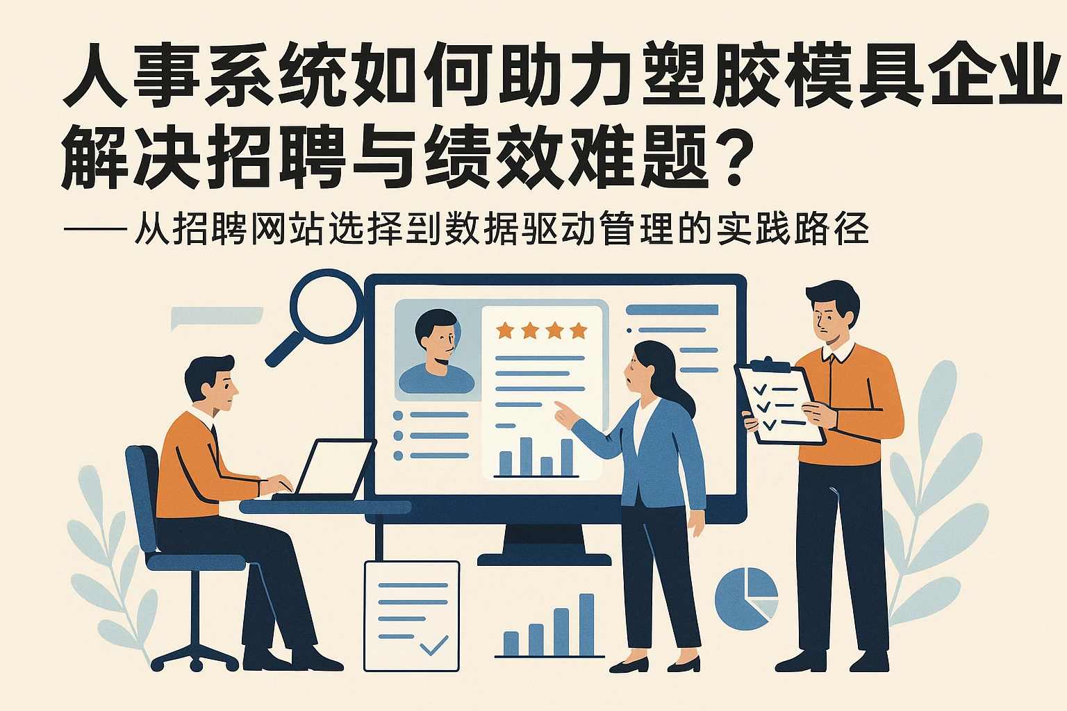 人事系统如何助力塑胶模具企业解决招聘与绩效难题？——从招聘网站选择到数据驱动管理的实践路径