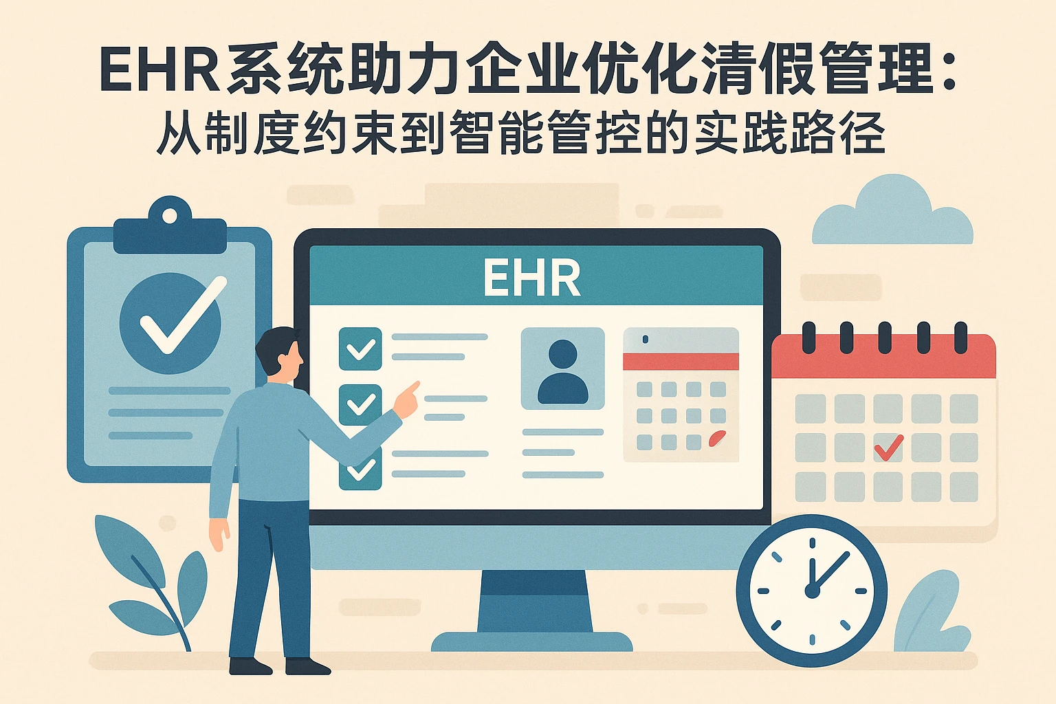 EHR系统助力企业优化请假管理：从制度约束到智能管控的实践路径