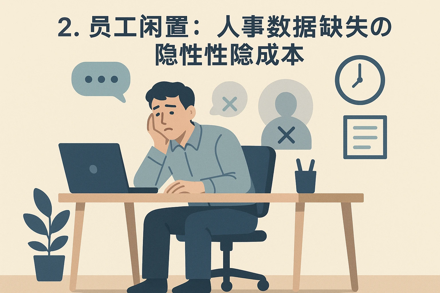 2. 员工闲置:人事数据缺失的隐性成本