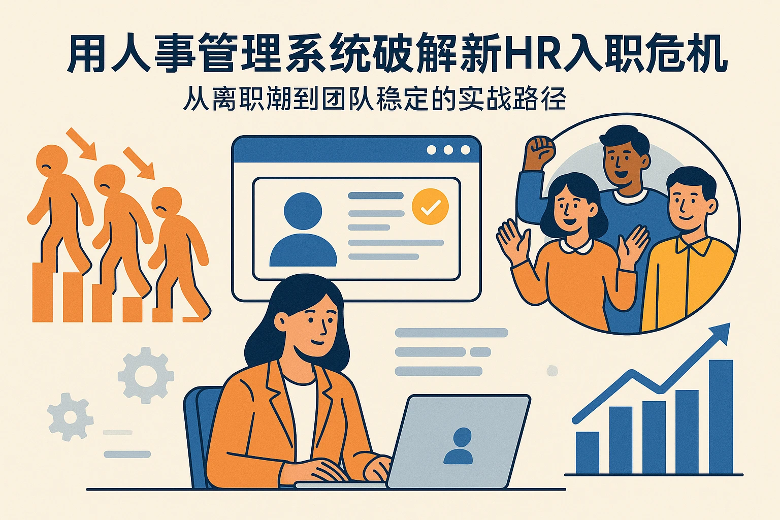 用人事管理系统破解新HR入职危机：从离职潮到团队稳定的实战路径
