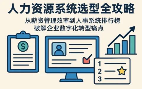 人力资源系统选型全攻略：从薪资管理效率到人事系统排行榜，破解企业数字化转型痛点