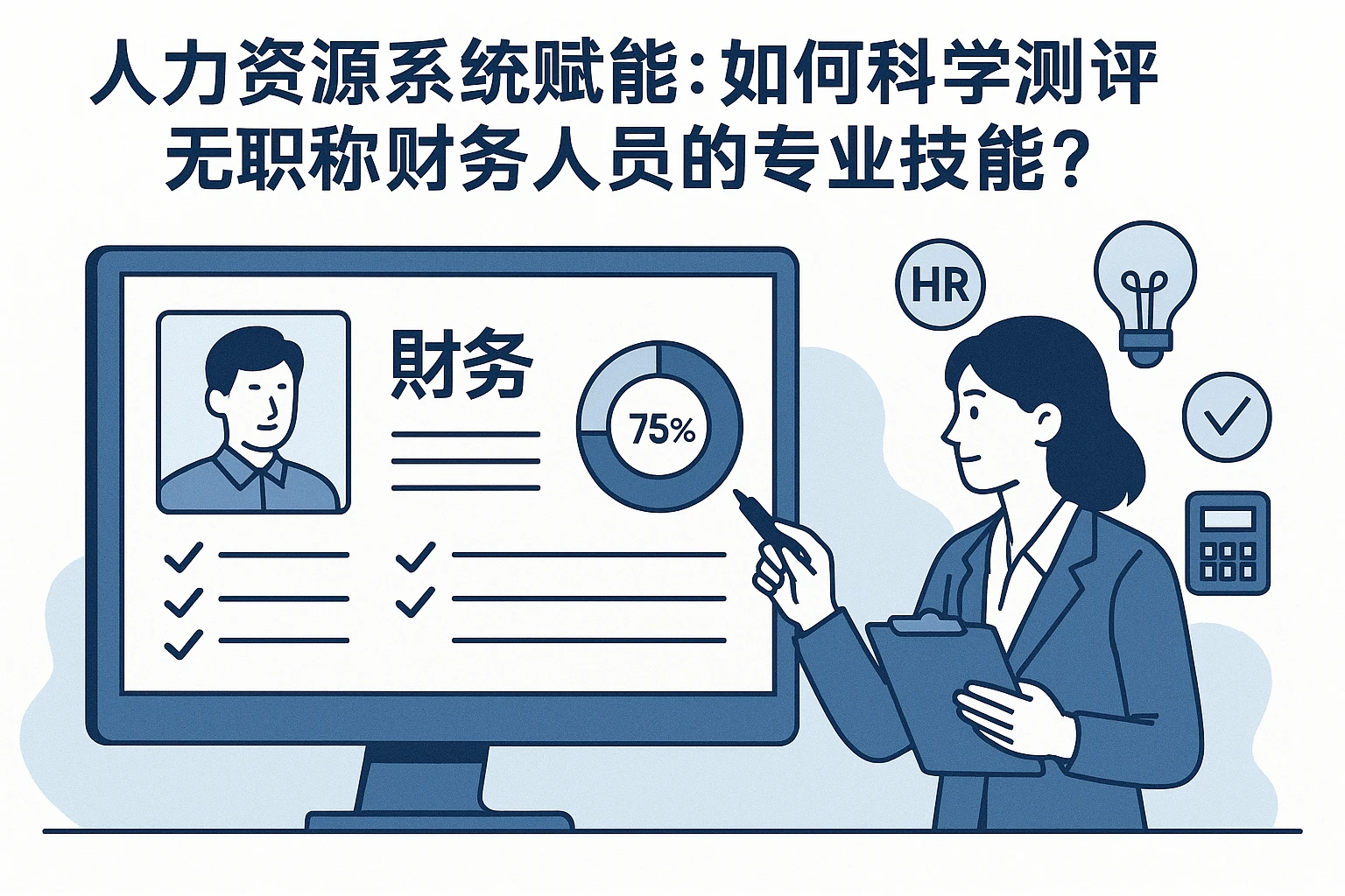 人力资源系统赋能：如何科学测评无职称财务人员的专业技能？