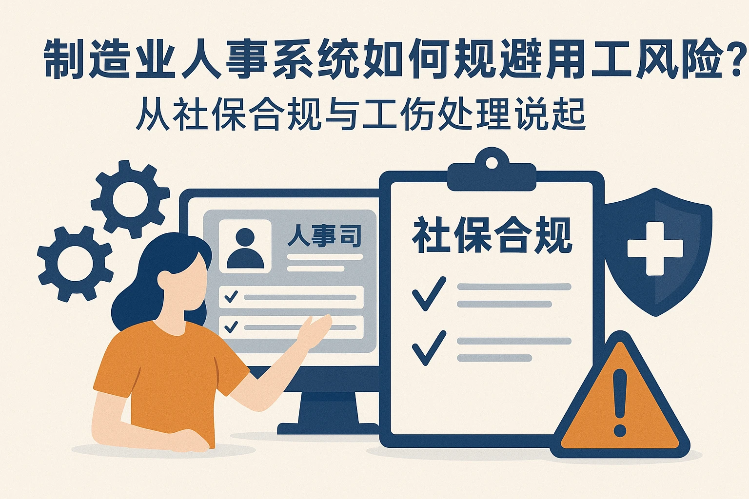 制造业人事系统如何规避用工风险？从社保合规与工伤处理说起