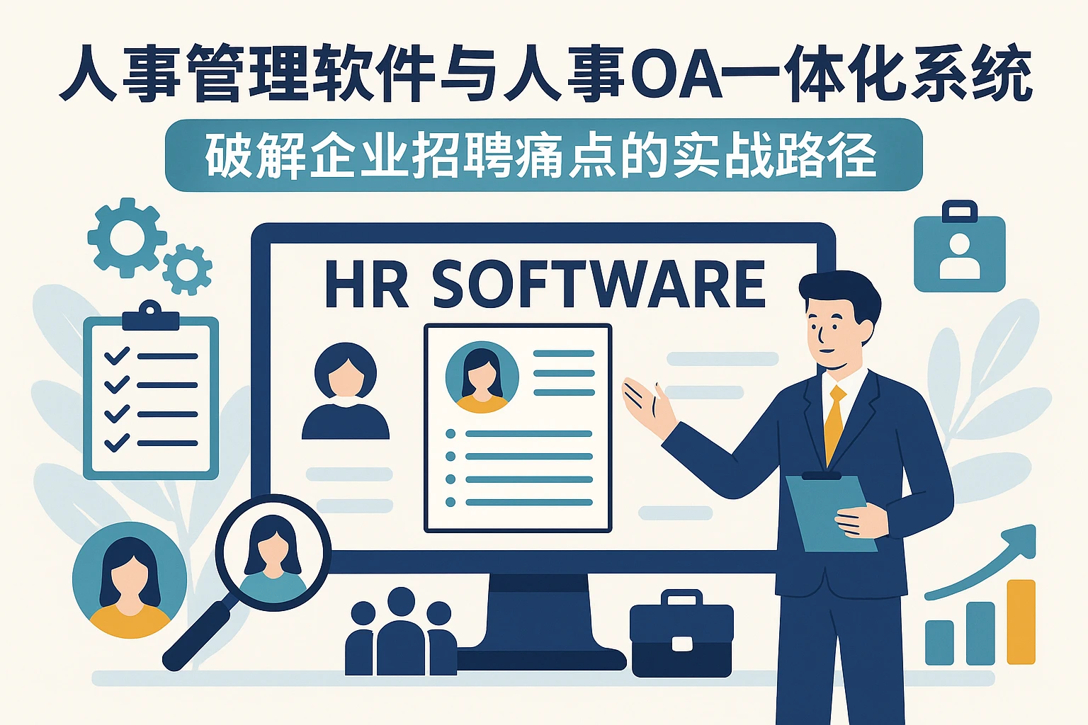人事管理软件与人事OA一体化系统：破解企业招聘痛点的实战路径