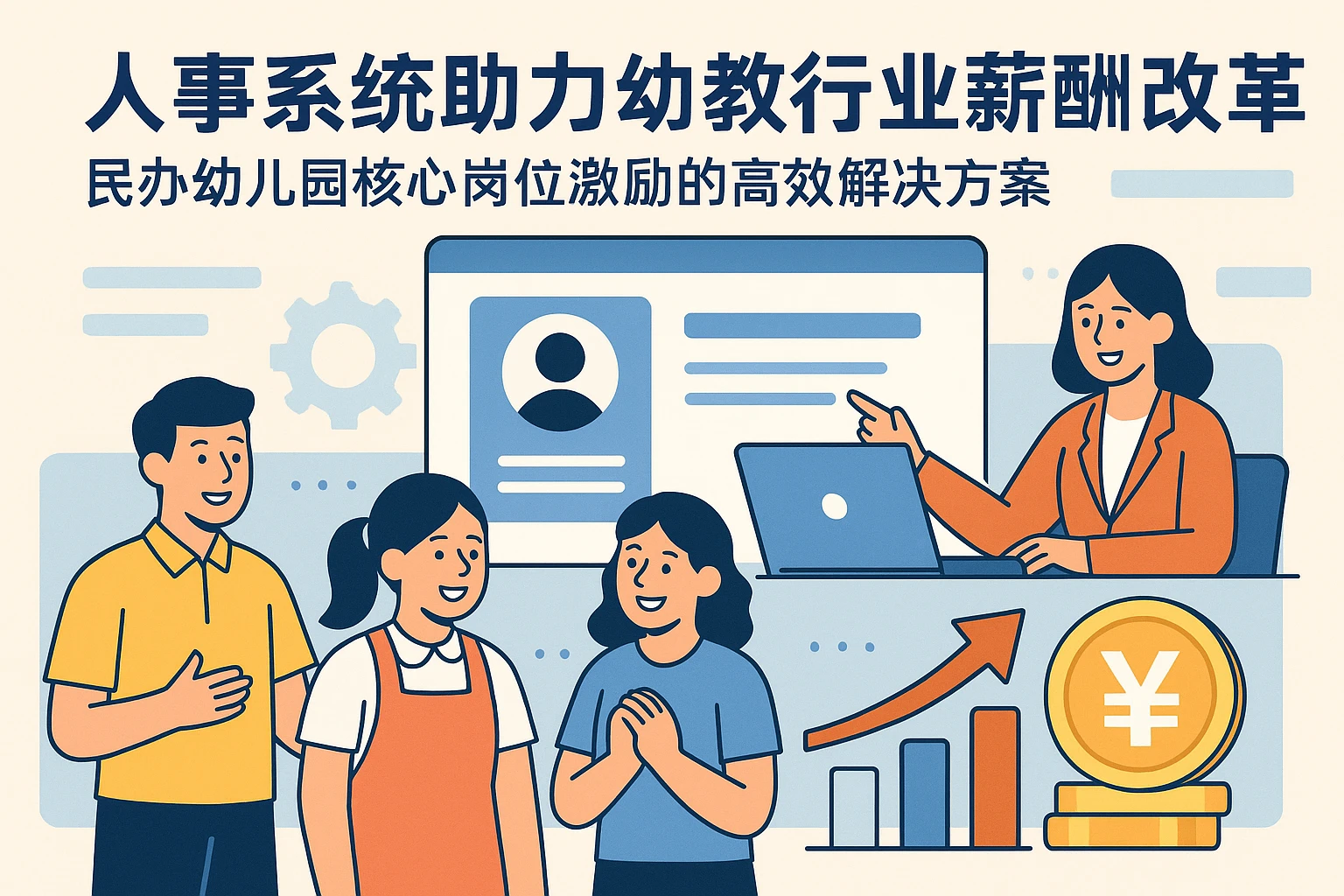 人事系统助力幼教行业薪酬改革：民办幼儿园核心岗位激励的高效解决方案
