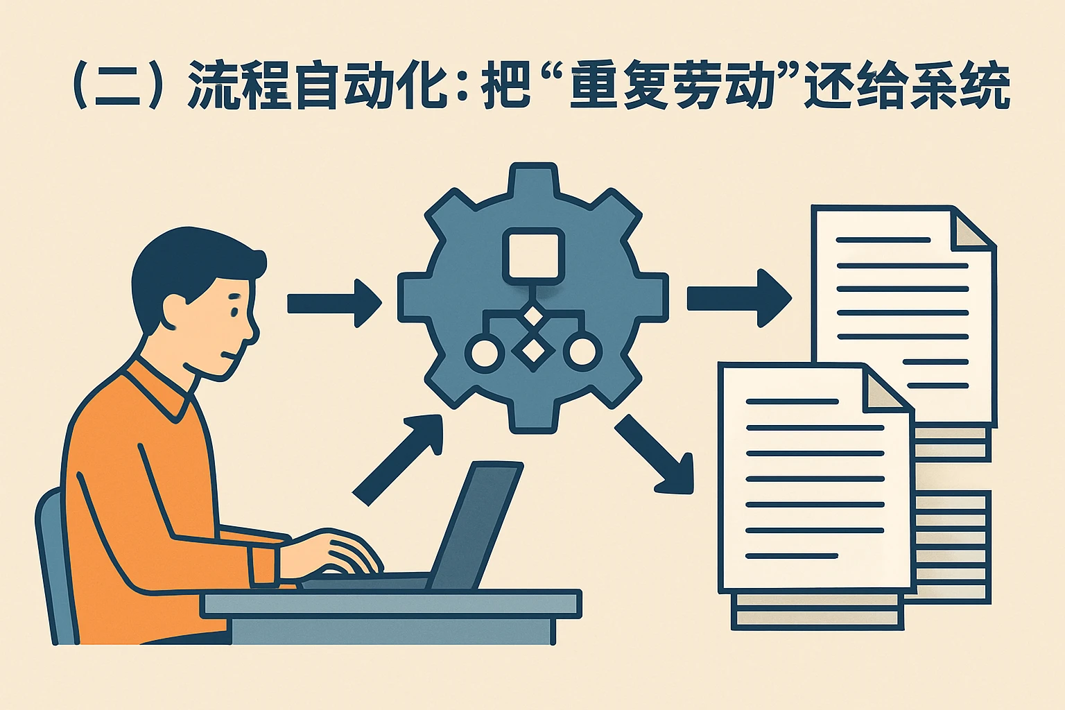 （二）流程自动化：把“重复劳动”还给系统