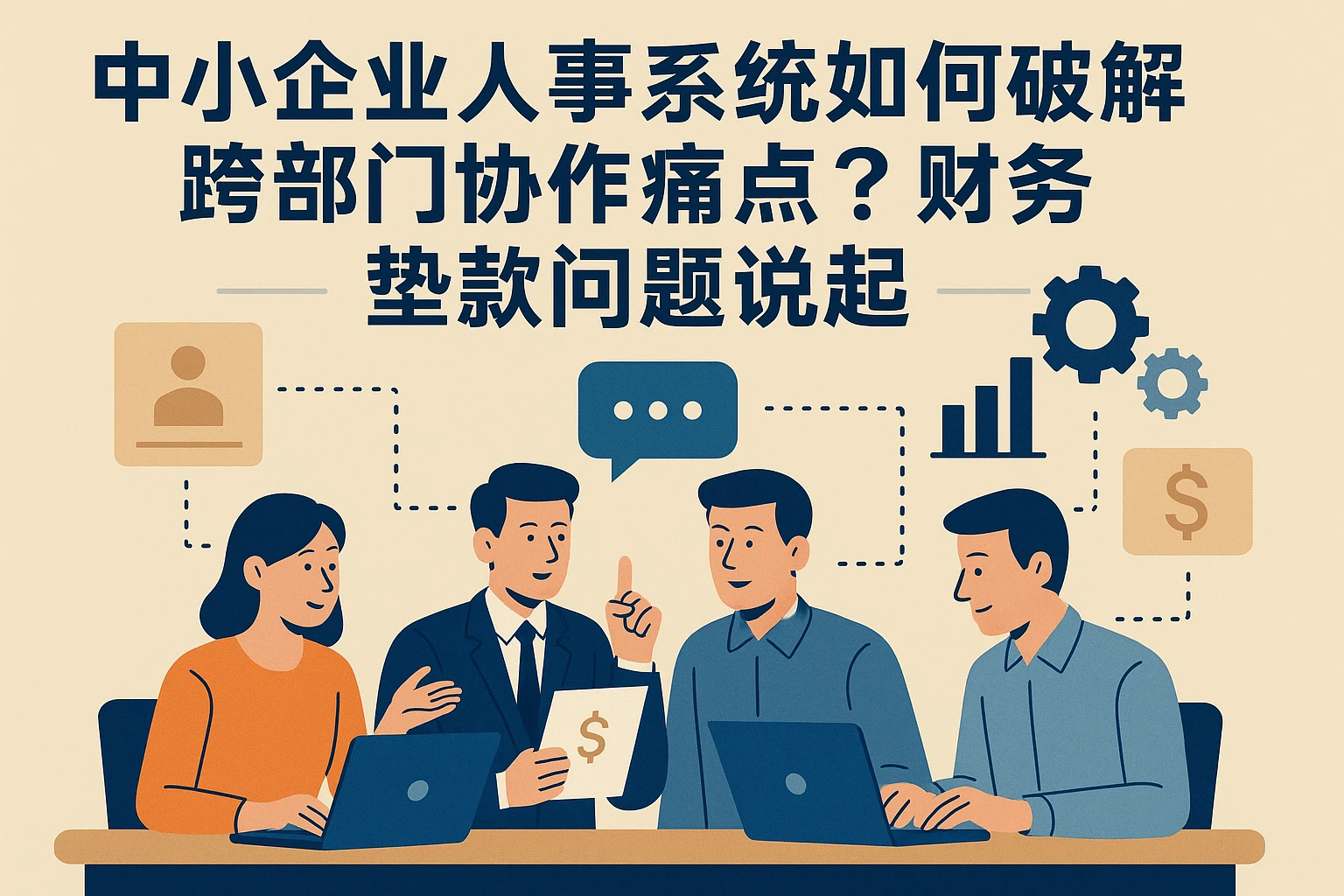 中小企业人事系统如何破解跨部门协作痛点？从财务垫款问题说起