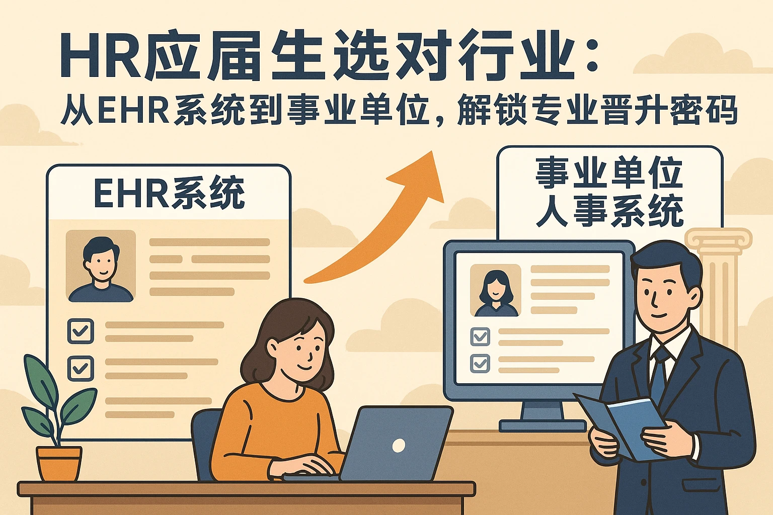 HR应届生选对行业：从EHR系统到事业单位人事系统，解锁专业晋升密码