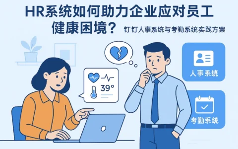 HR系统如何助力企业应对员工健康困境？钉钉人事系统与考勤系统的实践方案