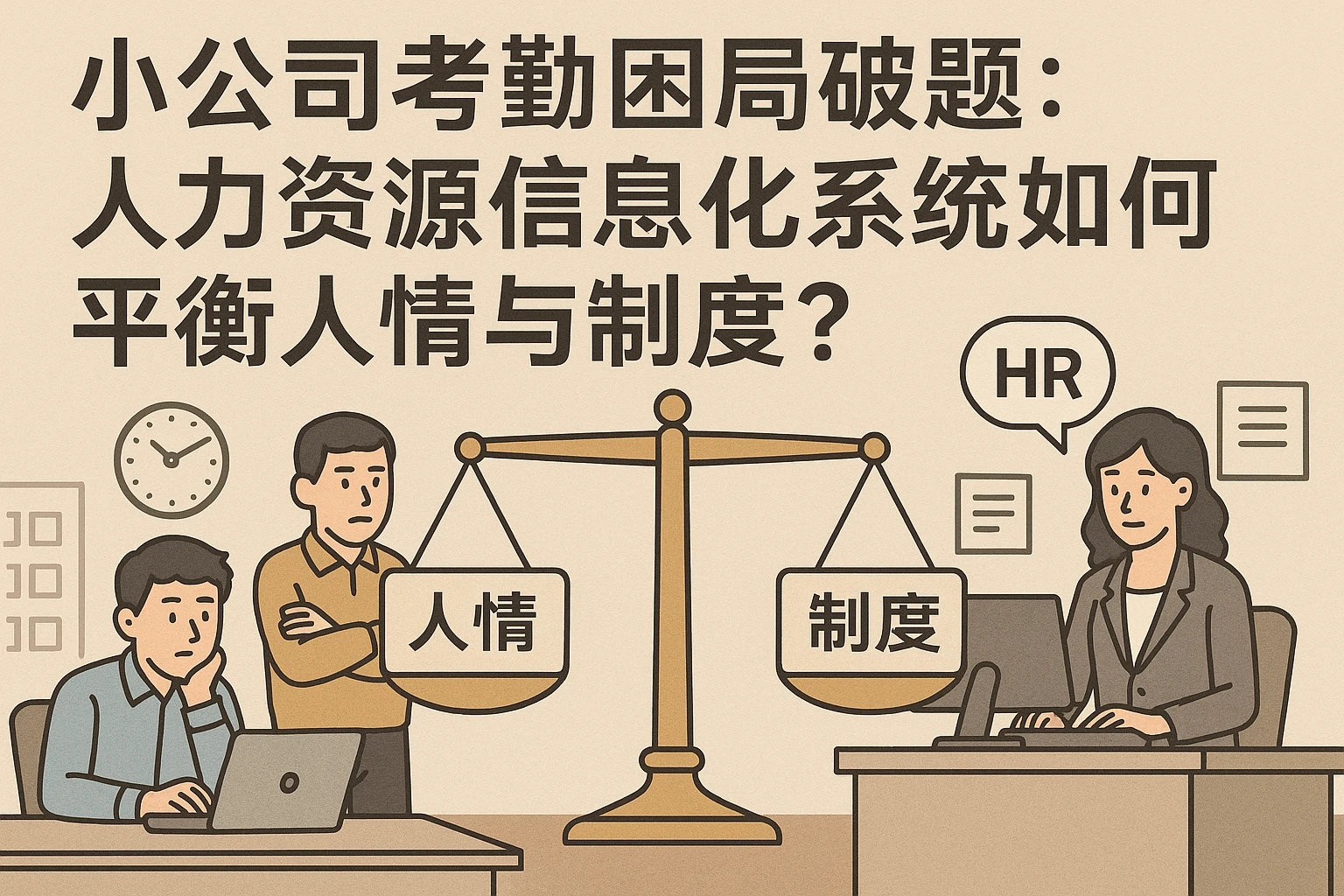小公司考勤困局破题：人力资源信息化系统如何平衡人情与制度？