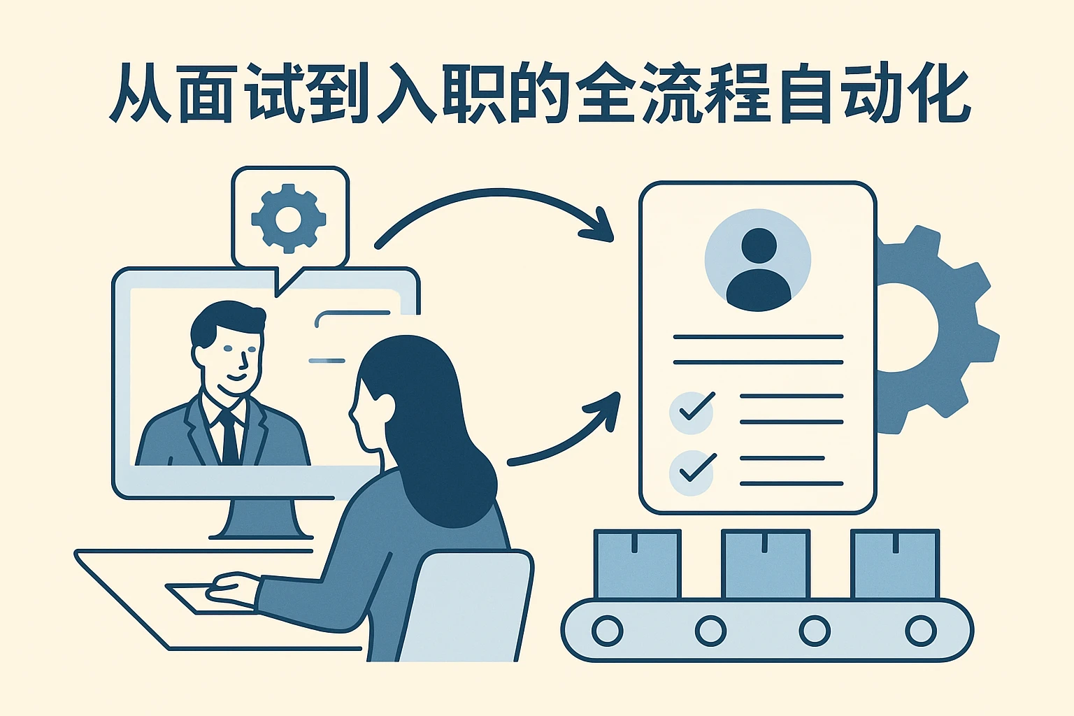 2. 从面试到入职的全流程自动化