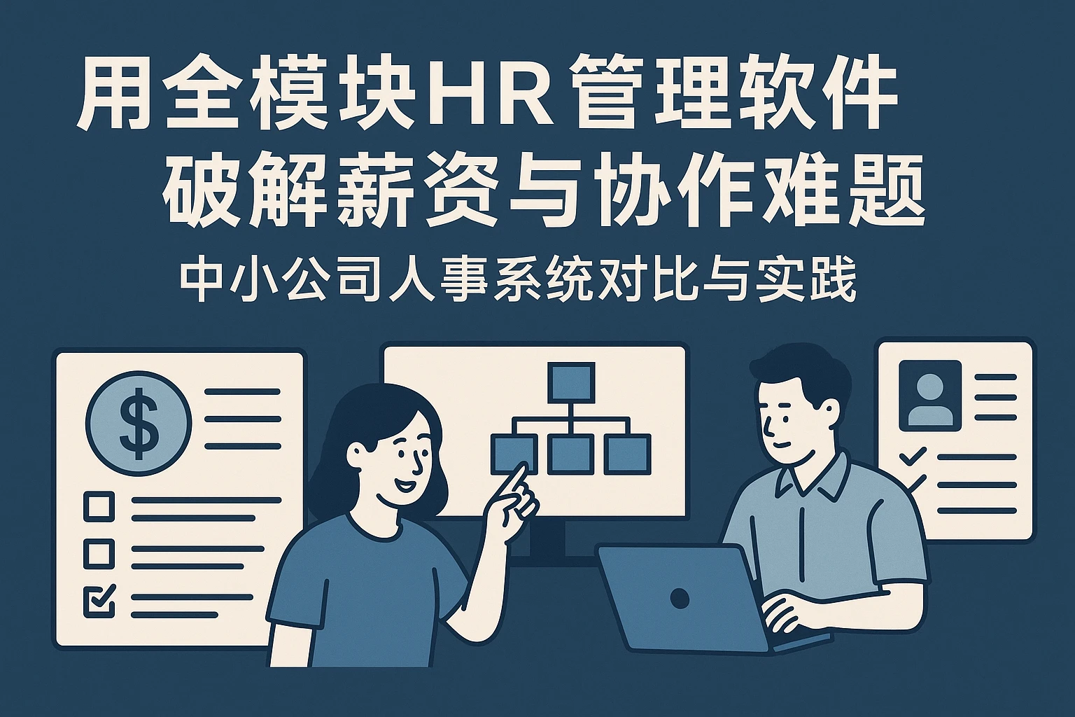 用全模块HR管理软件破解薪资与协作难题：中小公司人事系统对比与实践